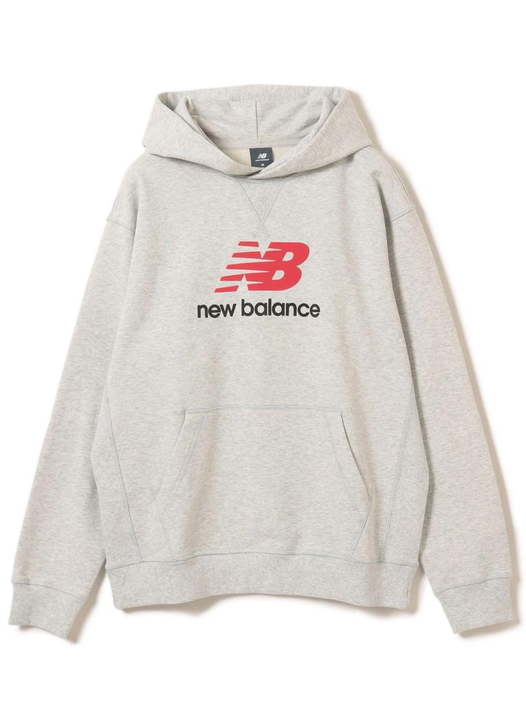 LIFE STORE by BEAMS Sweatshirt New Balance Logo Hoodie Gray BMING [EXCLUSIVE] Men's S_92130445424