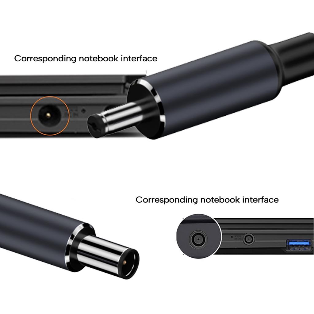 140W PD USB Type C Male to DC5.5x2.5mm/5.5x2.1mm/4.5x3.0mm/6.0x3.7mm/7.4x5.0mm Power Charging Cable for Laptop Notebook