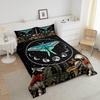 Death Moth Comforter Hippy Mushroom Bedding, Boho Moon Phase Bedding Sets & Collections Bohemian Twin Comforter Set, Luxury Vintage Quilt Co