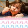3pcs/pack Bear Children's Training Chopsticks Training Chopsticks Connector  Kids Enlightenment