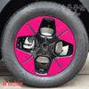 Geely Xingyuan Wheel Hub Stickers - Blackening Waterproof Decoration, Seven-Color Film, Scratch Concealment.