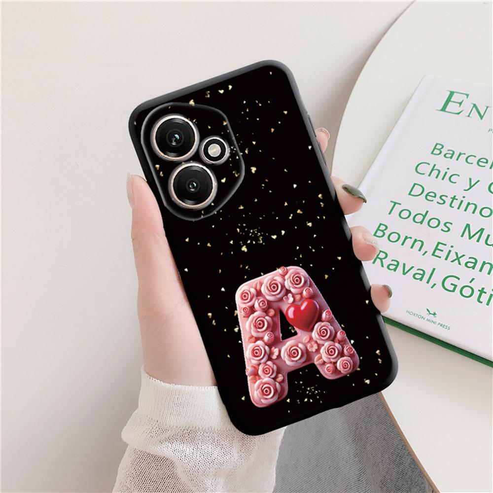 

Heart Love Rose Letters For Honor 400 Pro 6.7 Silicone Fundas Cover Phone Case For Honor 400 Lite Valentine s Day Artistic Girl Honor 400