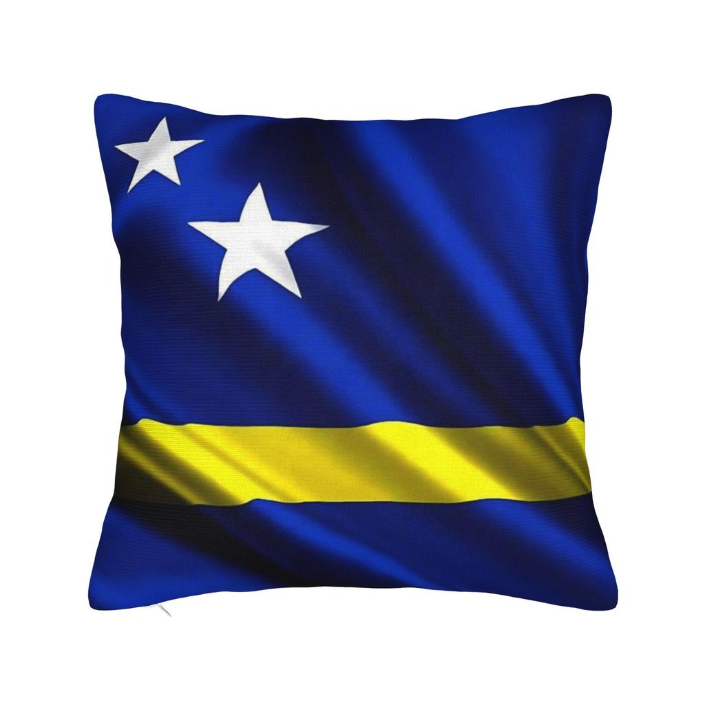 TEAM CURACAO Soccer Sport Square Pillowcases Polyester Sofa Cushion Cover Cute Decor Pillow Cover