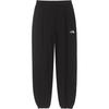 Loose Fit Cuffed Quick Dry Casual Pants With Logo Women Bottoms Black NP6KQ81J