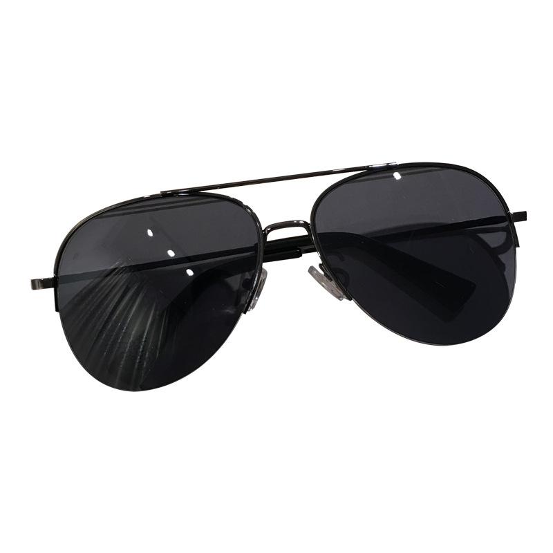 Brown Sunglasses Men'S High-End Sunscreen Sunglasses For Driving, Large-Frame Toad Glasses, Large-Face Sunshade Glasses For Women