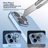 One-Piece Transparent Lens Protector for Apple IPhone 16 Pro/16 Pro Max, ReCamera Alignment, Quick Installation, Wear-Resistant, Scratch-Resistant