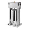 Electric Sausage Stuffer, 25 LBS / 12 L Vertical Meat Stuffer, Stepless Speed Control and Foot Pedal, Stainless Steel Heavy Duty Sausage Filler with 4