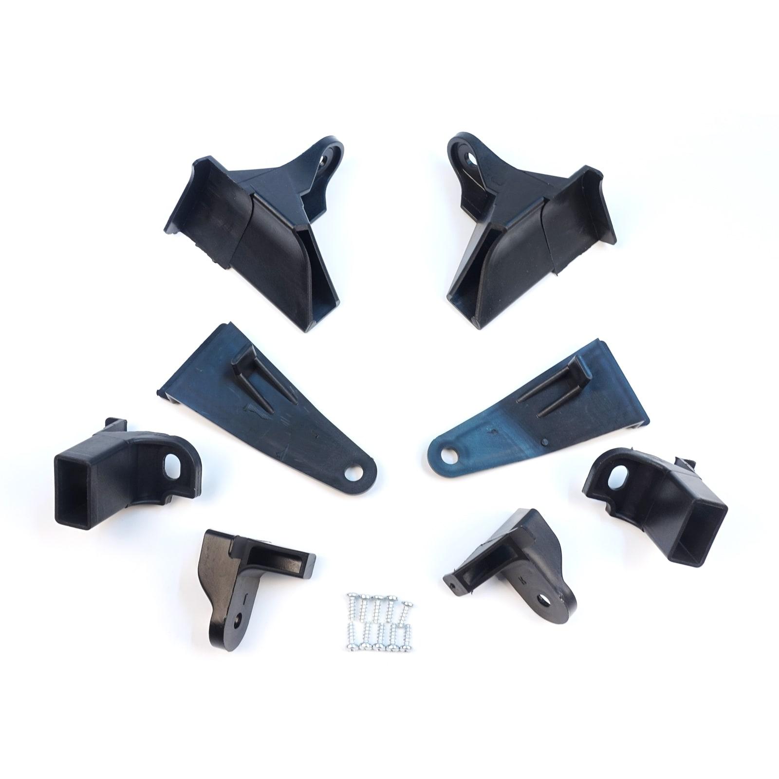 

BHL522+BHL523 Headlight Holder Mount Repair Bracket Tab Set Left Right Side for Renault Symbol MK3 2013-2017 Pre-Facelift 260607796R 260106223R