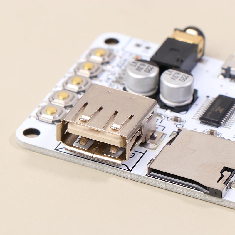 Bluetooth Audio Receiver Board With Usb Tf Card Slot Decoding Playback Preamp Output A7-004 5V 2.1 Wireless Stereo Music Module