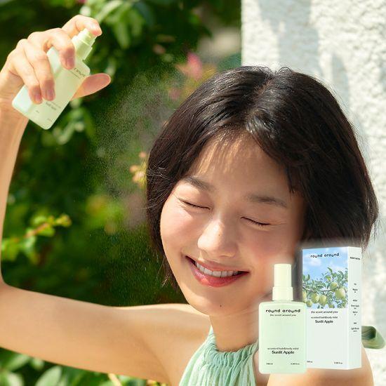 ROUND A'ROUND Scented Hair & Body Mist 100ml