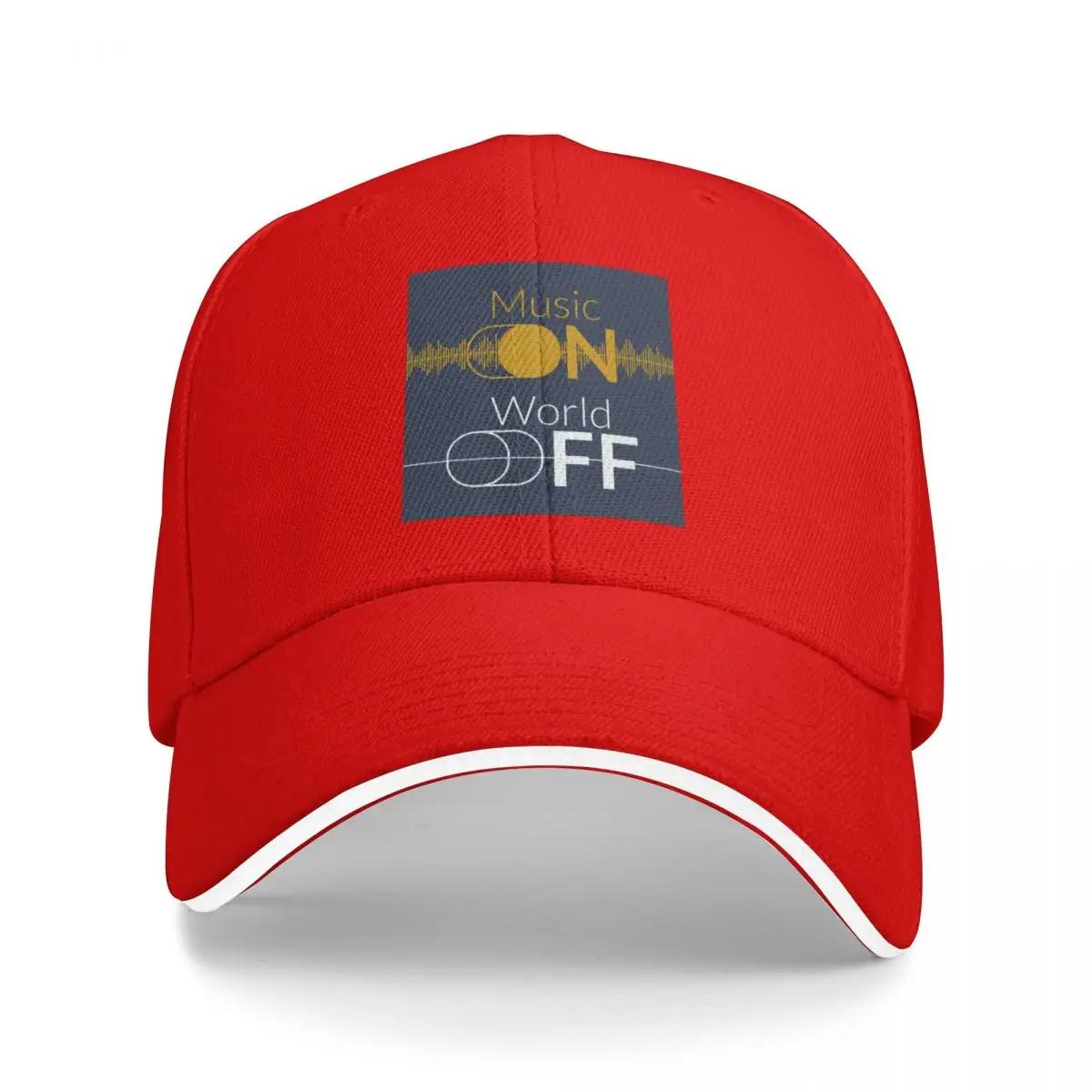 

Music is life navy Baseball Cap golf hat genuine Luxury Man Hat Icon Fishing cap For Men Womens