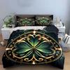 Decorative Clover Design Set Soft Comfortable Duvet Cover Bedding Set Included 1*Duvet Cover & 2*Pillowcases, Gift