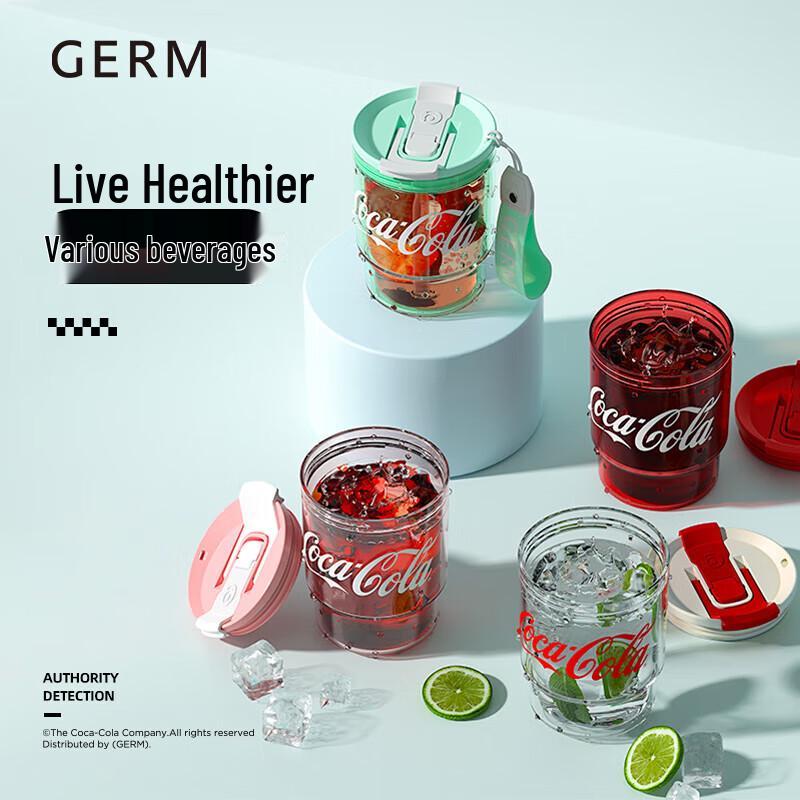 Genie Coca-Cola Bamboo Style Insulated Water Bottle