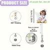 2D Flat Acrylic Cartoon Nurse & Doctor Card Holder, Retractable Badge Reel, Hospital ID Badge & Chest Pin for Doctors & Nurses