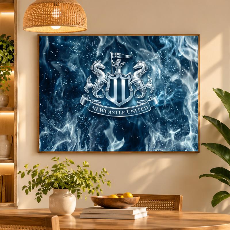 5D Diamond Painting Newcastle United Football DIY Full Drill Diamond Art Kit Home Decoration