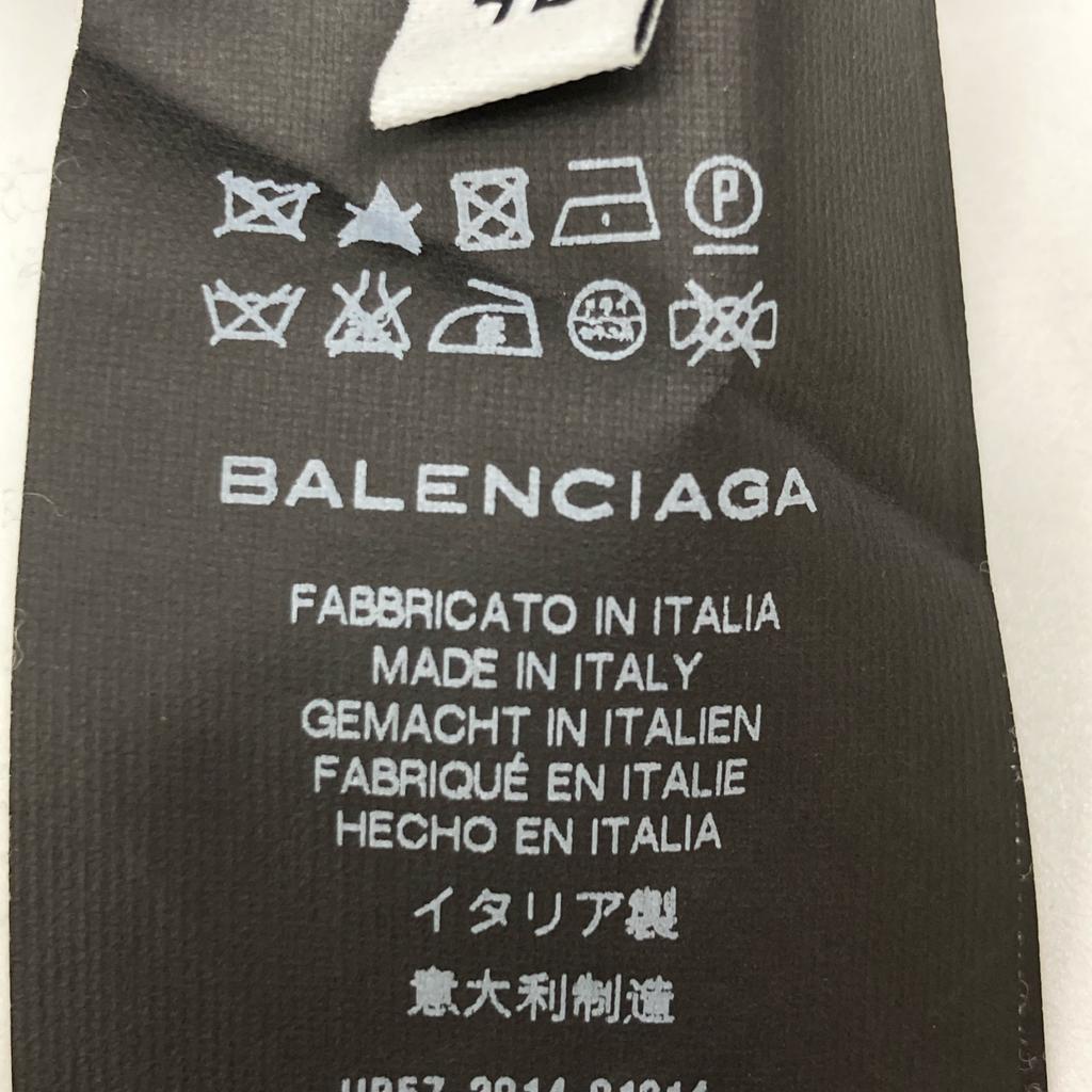 Balenciaga 15Stainless Steel 372044 Blue Wool Tucked Shorts Bottoms 46 NavyUsed