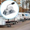 Nonslip Handle Trailer Jack Split Clamp Galvanized Steel Support Equipment for 48mm Pipe Fitting