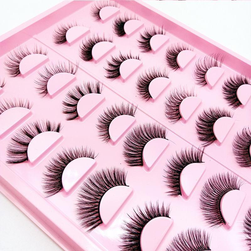 Lashie - Assorted Natural / Dense Multipack False Eyelashes (Various Designs)
