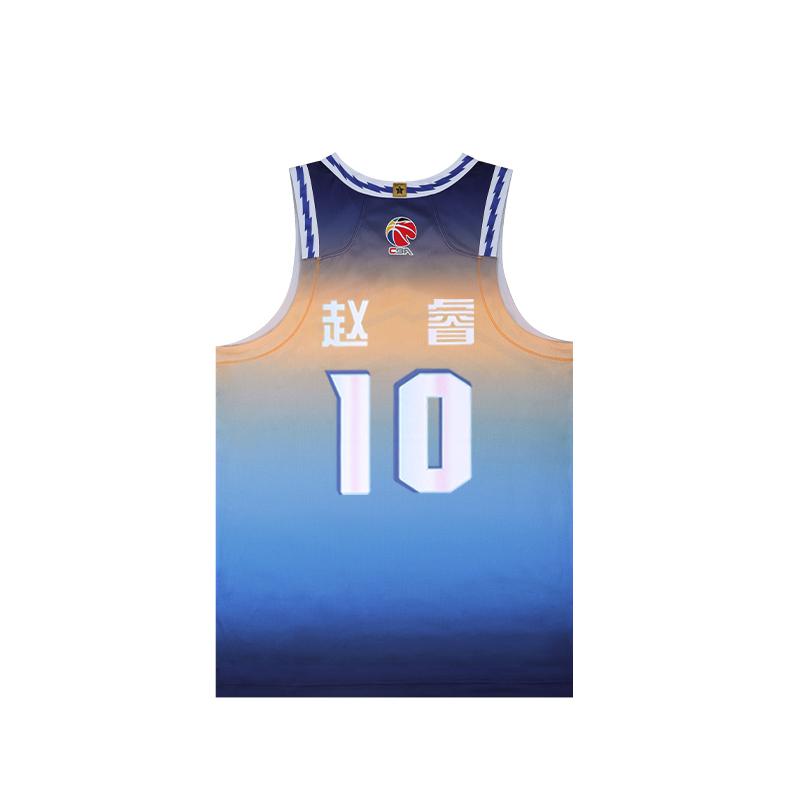 Li Ning CBA Collection Basketball Jersey Zhao Rui No. 10 Men's Dream Blue AAYU857-1