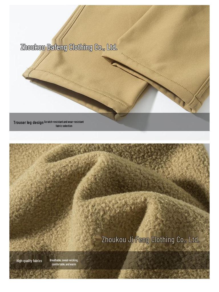 IX7 Αδιάβροχο Αδιάβροχο Softshell Παντελόνι Εξωτερικού Χώρου Πεζοπορίας με Φλις Επένδυση