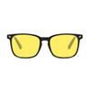 Vintage Square Sunglasses Unisex Night Vision Glasses Reduce Visual Fatigue Lenses Anti-Glare Anti Reflective Uv400 Eyewear