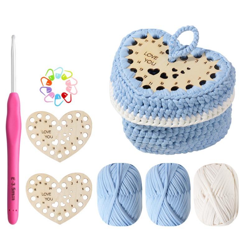 Handmade DIY Wool Ball Doll Crochet Material Package Crochet Material Package Wool Knitting Set