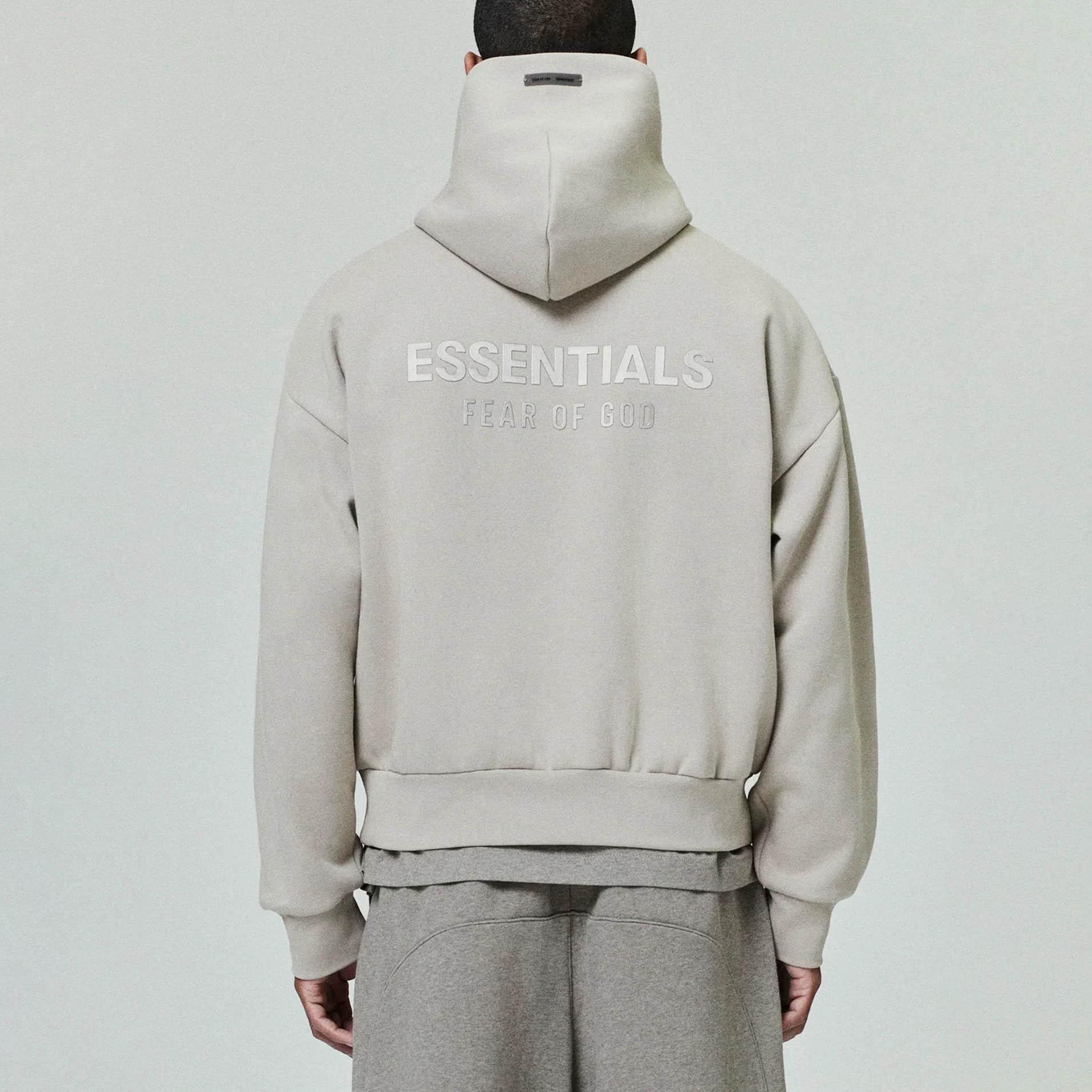 

FOG CRAZY Season 9 High Street Double Line Casual Loose Metal Seal Couple Hoodie XL хакі