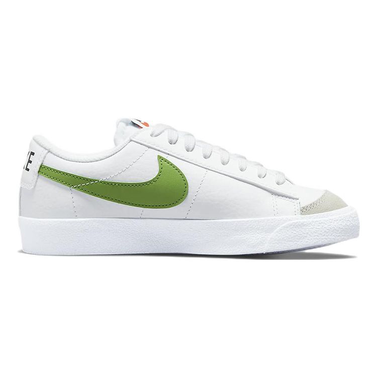 Nike Dětské tenisky Blazer Low 77 GS Bílá Chlorofyl Středně modrá Černá DA4074-109