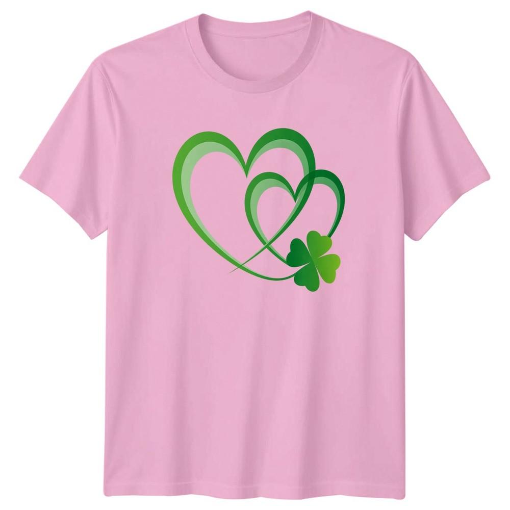 Irish Luck And Love Hearts TShirt St Patricks Day Gift For Him And Her