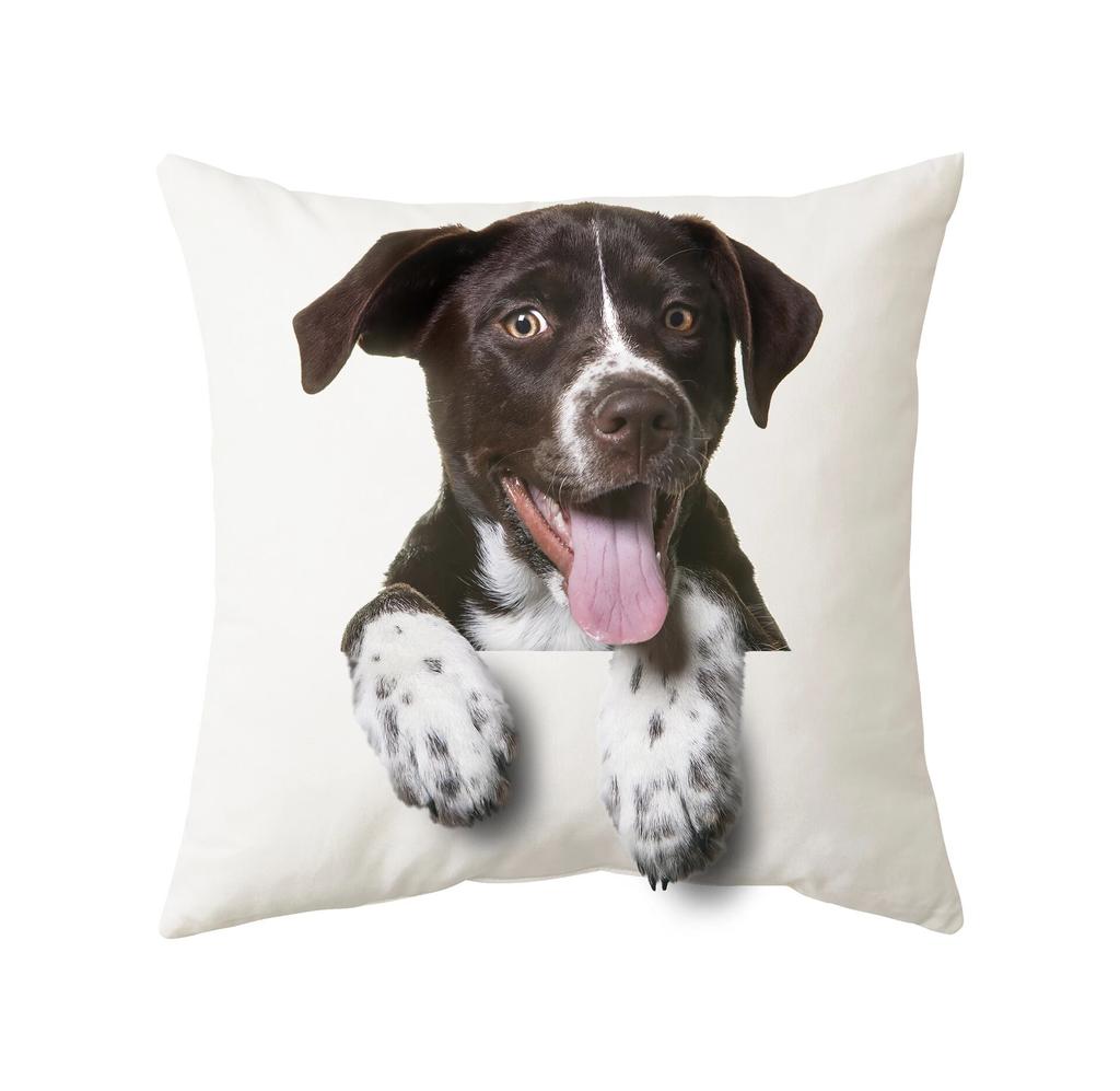 45x45cm Cute Cat Cushion Cover Polyester Throw Pillow For Bed Living Room Sofa Office Seat Car Kids  Decor Home