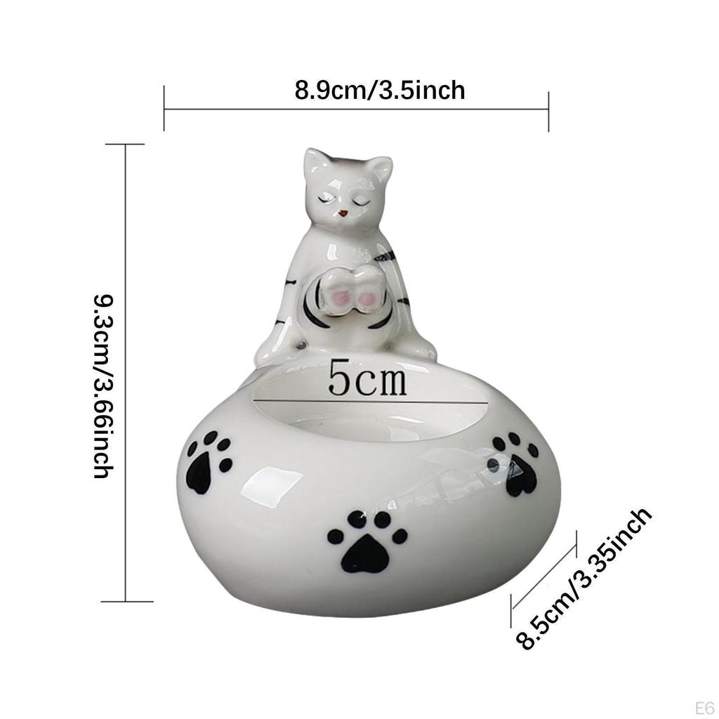Sfeșnic pisică figura suport Tealight sculptură modernă decor de masă pentru bar living room petrecere