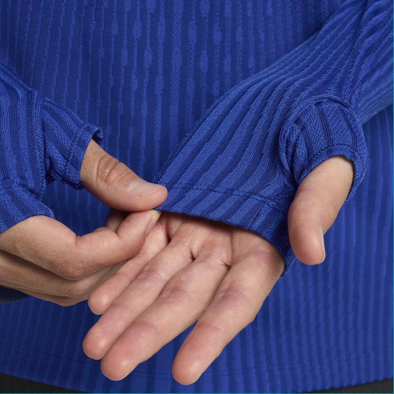 New Nike Dri FIT ADVFC Barcelona Strike Elite Third Soccer Jersey Men's Blue FQ2315-418