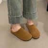 Platform Birkenstock shoes bag head half slippers women's outer wear 2025 spring and summer new retro Muller shoes soft sole Birkenstock half to