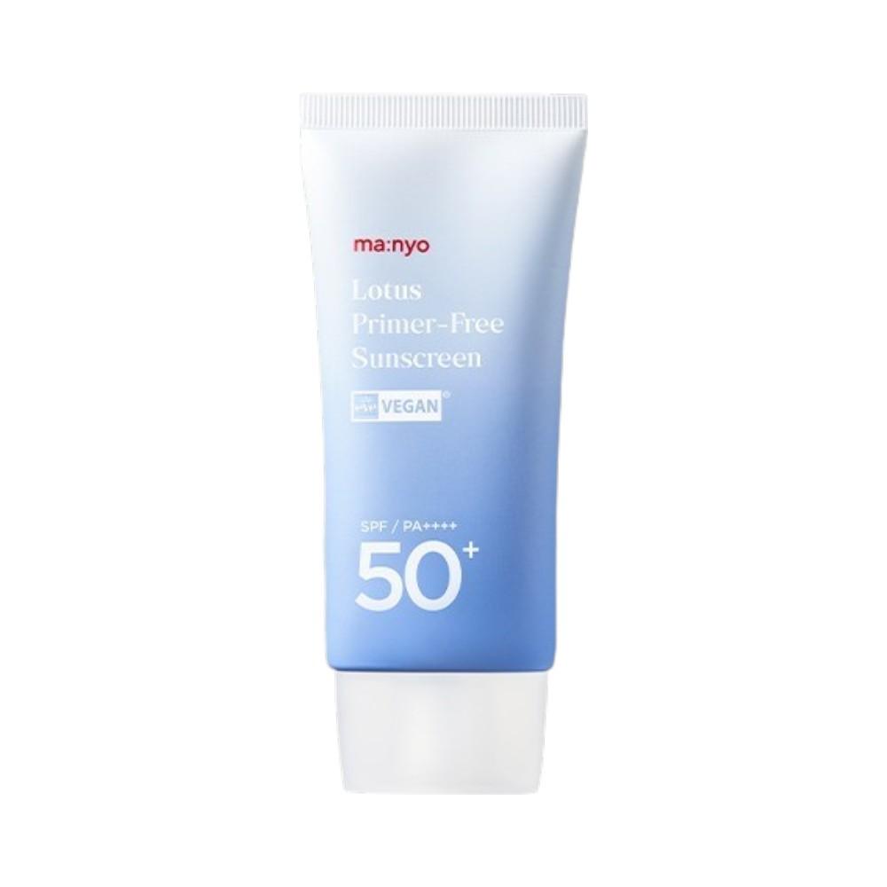 ma:nyo Lotus Primer-Free Sun Cream SPF50+ PA++++ 50ml Daily Matte Sunscreen Makeup Base
