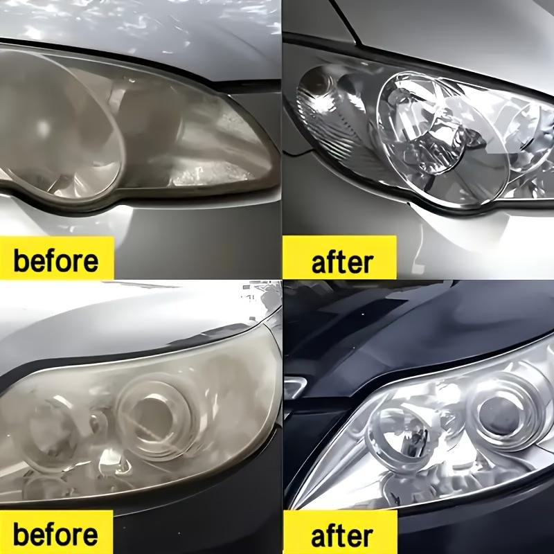 Headlight Restoration Spray - Fixes Yellow/Old Headlights, Easy to Use, 120ml, Clear & Bright View