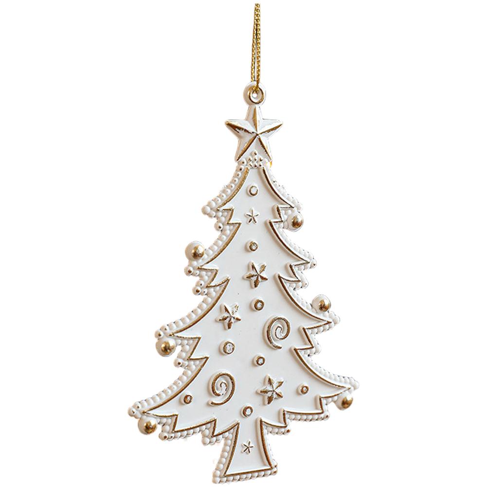 

Matte Plastic Snowflake Pendant Ornament for Christmas Tree Holiday Decoration Vintage Style with Lightweight Design