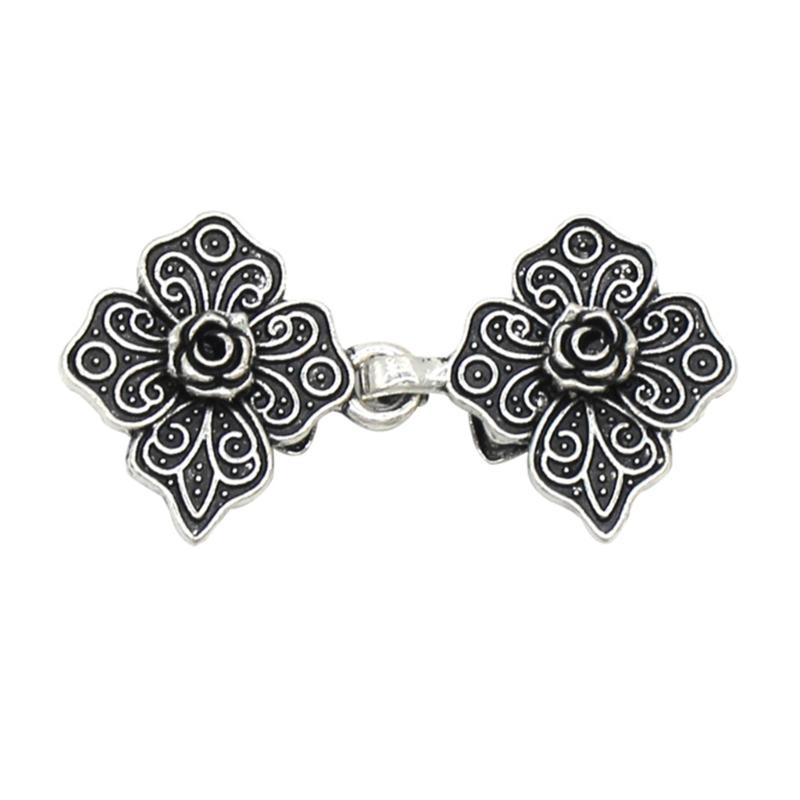 

Элегантная заколка для свитера в виде розы/листа, винтажная застежка для кардигана, застежка для шарфа, блузки, рубашки, воротника, фиксатор, зажим для повседневной носки 1