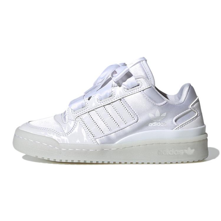 (GS) adidas Forum Satin Low J Triple White Kids H68194 EU 40