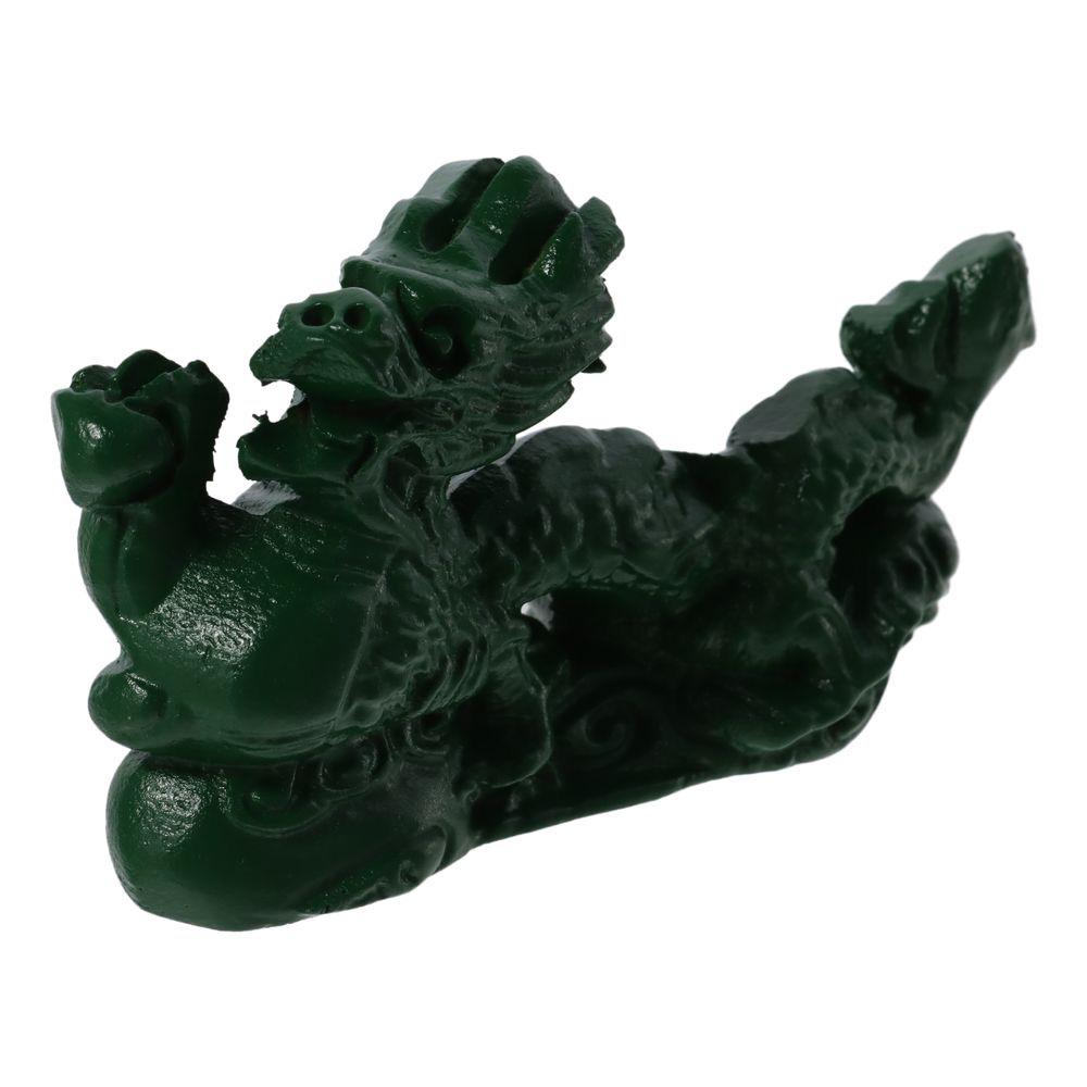 Wooden Chinese Feng Shui Dragon Statue 4 inches Zodiac Dragon Gift Dragon Figurines  Office Home