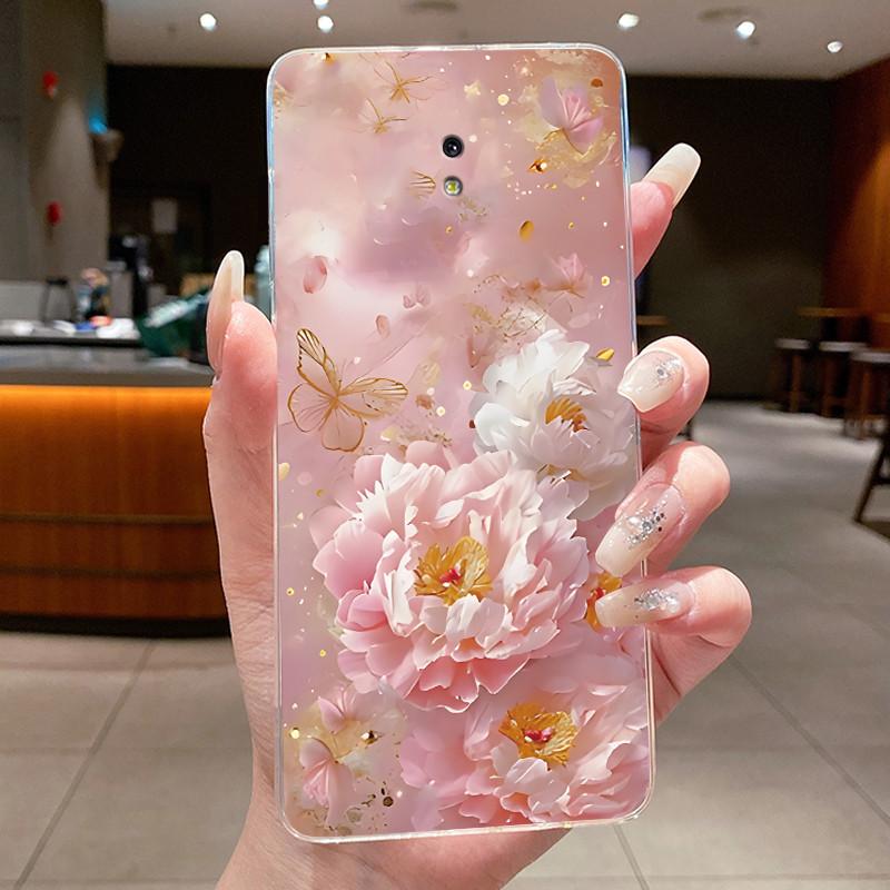 Case For Samsung Galaxy J3 2017 / J5 2017 / J7 2017 Silicone Cover Fashion Flower Clear Bumper For Samsung J730 J530 J330 Coque