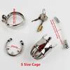 Stainless Steel Male Chastity Cock Cage Urethral Lock Penis Ring Dick Bondage Belt Sounds Catheter Erotic Sex Toys for Men 18+