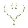 Flower Jewelry Bridal Earrings Necklace Suit Wedding Banquet Clothing Accessories