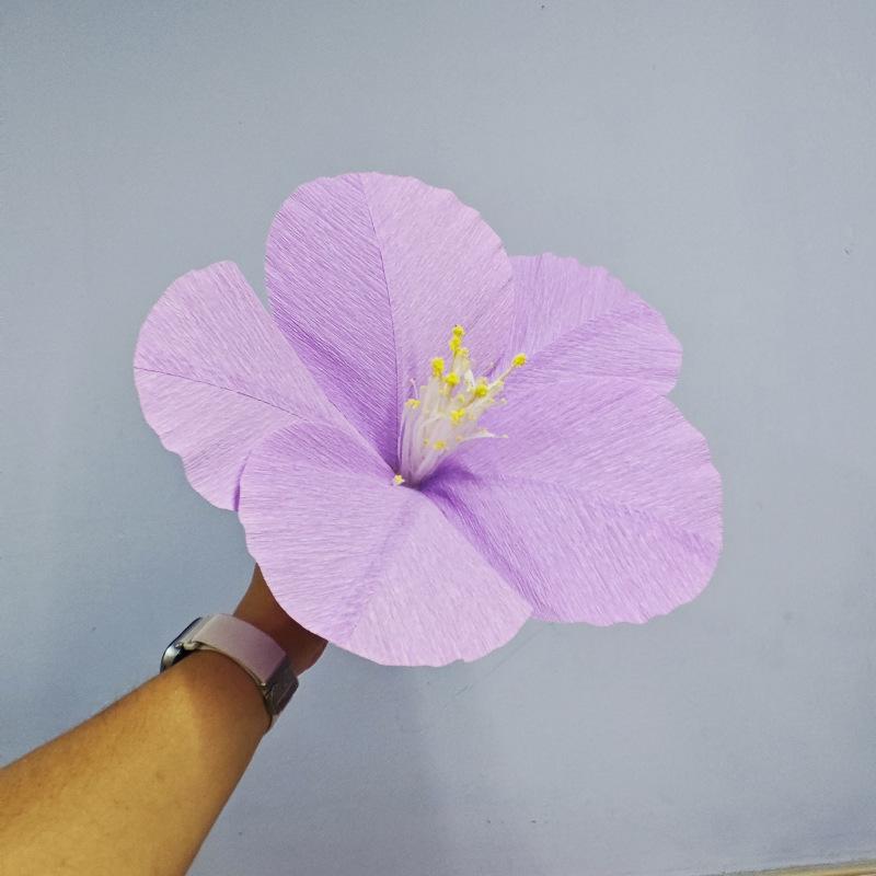 Krepppapier Hibiskus Rosenblütenköpfe für Ausstellungen