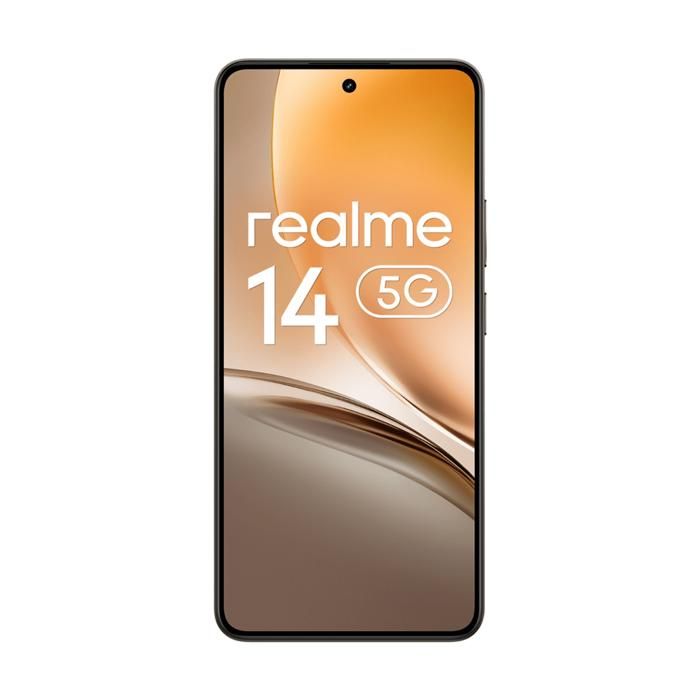 Realme 14 5G 8 Go/256 Go Marron Métallisé (Storm Titanium) Double SIM