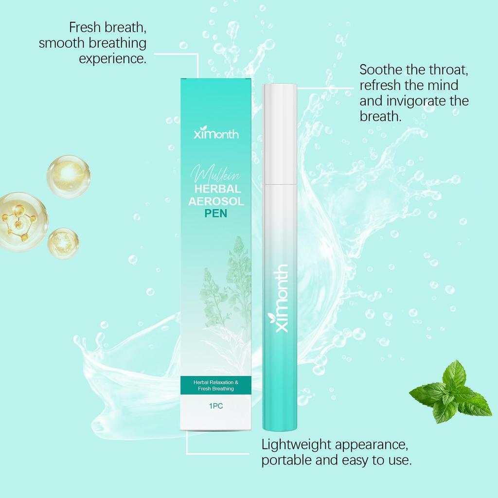 Bastão de Cuidados Corporais Herbais Ximonth para Reparar o Tecido Pulmonar, Limpar o Catarro das Vias Aéreas e Nutrir o Corpo