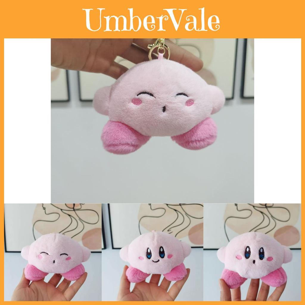 Adorable Kirby Plush Toy Cute Bag Charm Soft Doll Keychain Bouquet Small Gift