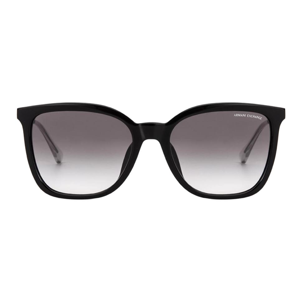 Emporio Armani Avant-Garde Luxurious Square Sunglasses Unisex Sunglasses Glossy-Black AX4151SF-815811