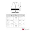 Salzmann 3M Gilet de Sécurité - Gilet réfléchissant de haute visibilité avec 4 poches - Fabriqué avec matériau réfléchissant 3M