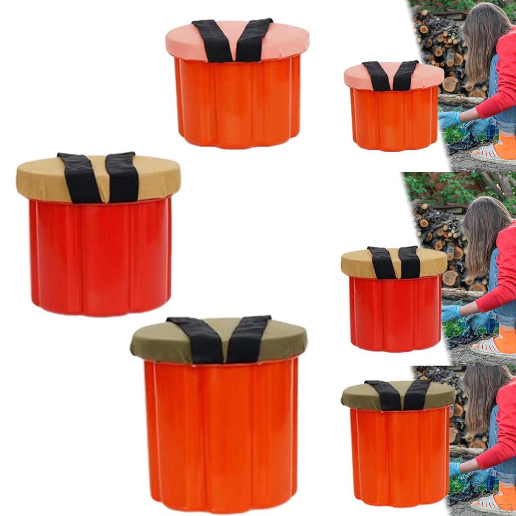 Agricultural Work Stool, Gardening Seat, Lightweight, Compact, Cushion Chair,