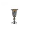 European Style Wedding Flower Vase Golden Dried Flower Pot Metal Trumpet Vases  Living Room